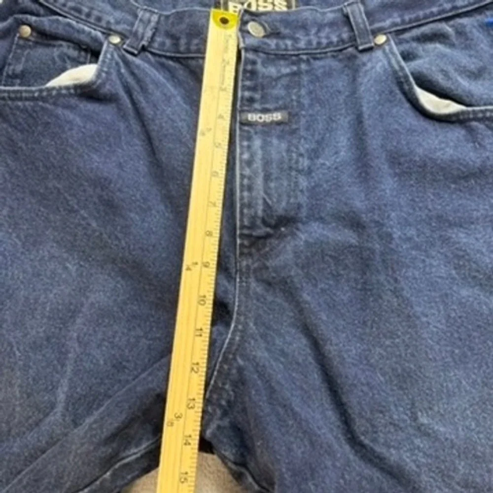 Vintage Boss Jeans Mens 38 (FIT 35/30) Denim Relaxed Fit Y2K Baggy Skate Hip Hop